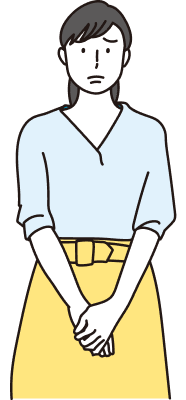 困った男性のイラスト